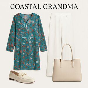 Sivana India Embroidered Tunic Dress – 100% Cotton Boho Luxe